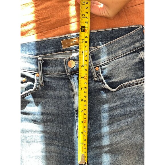 MOTHER The Insider Crop Step Chew  Jenas Size 25 Womens - Dancing on Coals - Picture 9 of 14